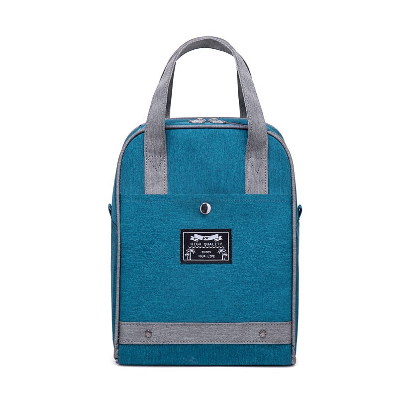 Sac repas isotherme bleu