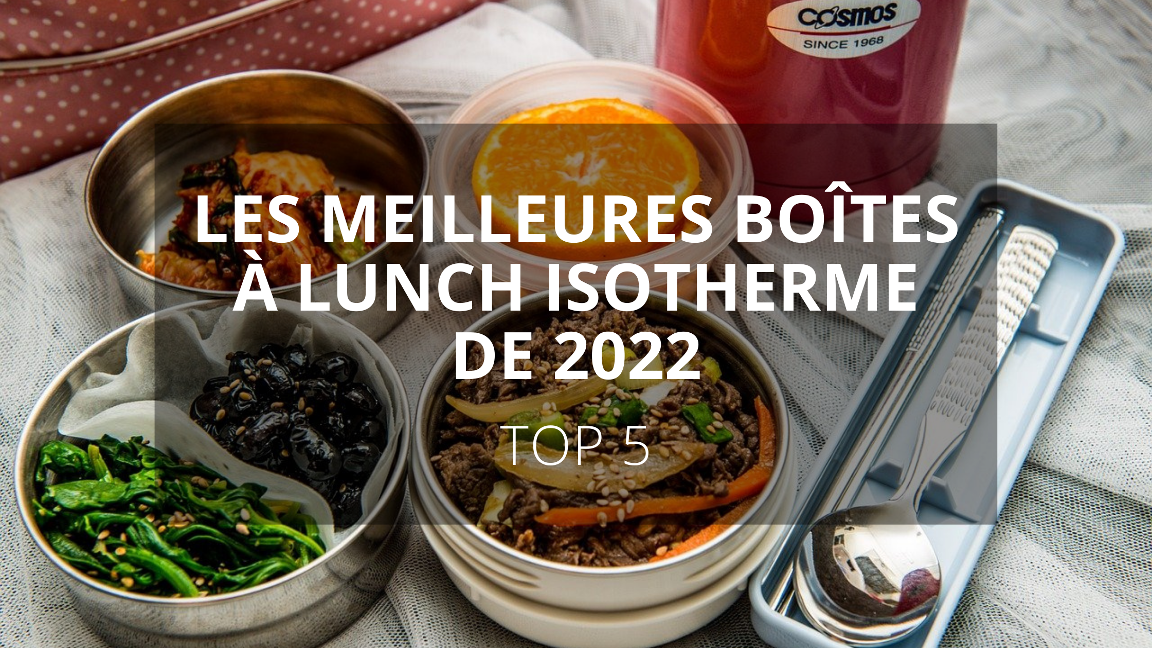 Boîte alimentaire isotherme 450ml repas chaud froid - Lunch box en inox