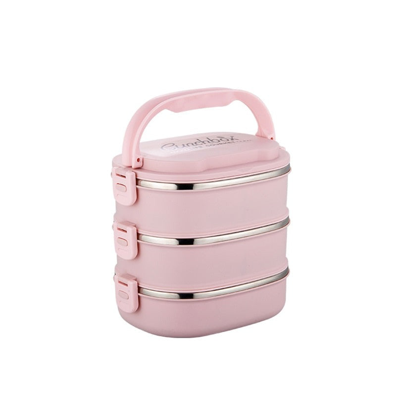 Conservation des aliments Thermos Lunch Box - Boîte repas isotherme 0,47L -  Framboise